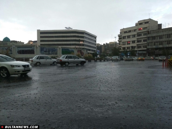 گزارش تصویری: آب گرفتگی امروز در تهران