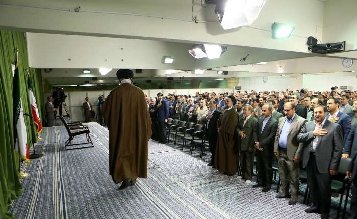 دیدار مدیران سازمان صداوسیمای جمهوری اسلامی با رهبر انقلاب