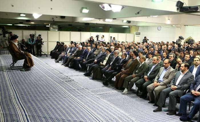 دیدار مدیران سازمان صداوسیمای جمهوری اسلامی با رهبر انقلاب
