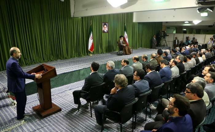 دیدار مدیران سازمان صداوسیمای جمهوری اسلامی با رهبر انقلاب