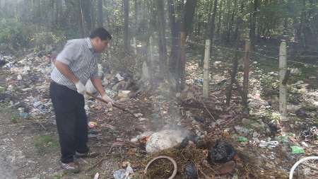 پاکسازی جنگل بونده در محمودآباد