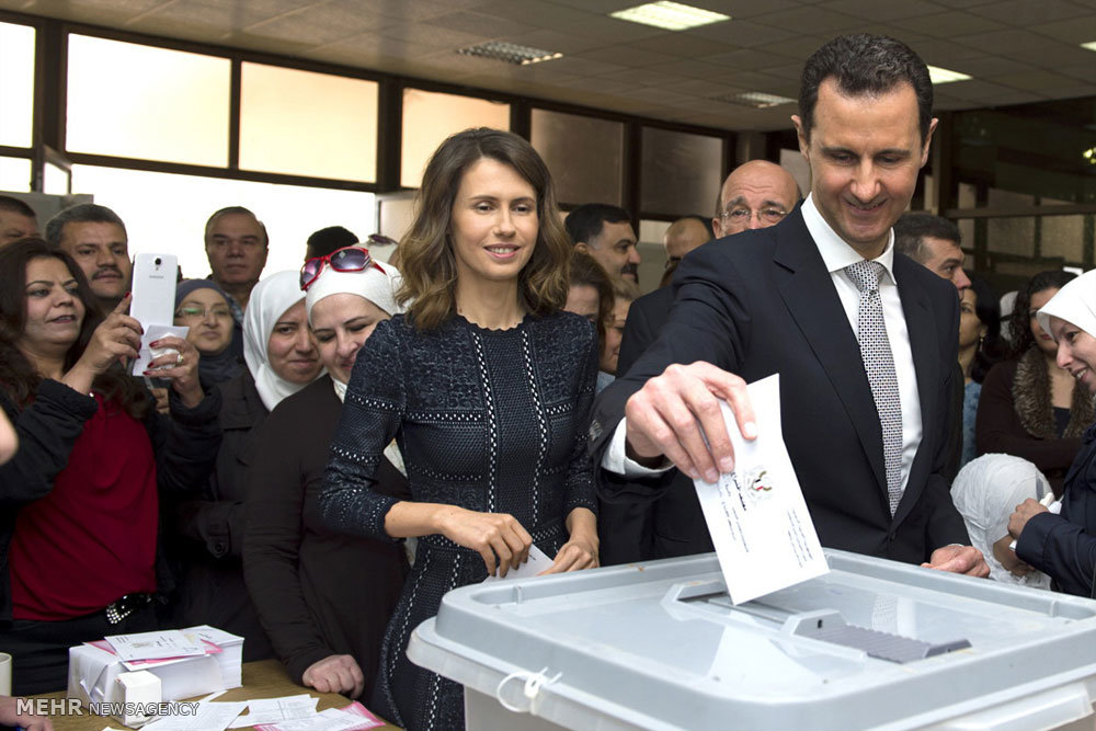 انتخابات امروز سوریه پیامی به اقدامات خرابکارانه و بی‌رحمی تروریست‌هاست/  تمدید مهلت شرکت در انتخابات سوریه تا نیمه شب
