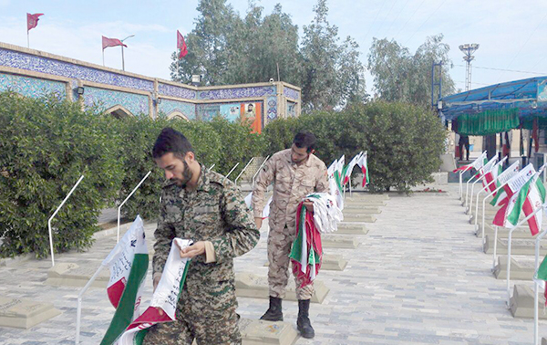 مراسم سالگرد شهدای هویزه توسط بسیج دانشجویی استان خوزستان