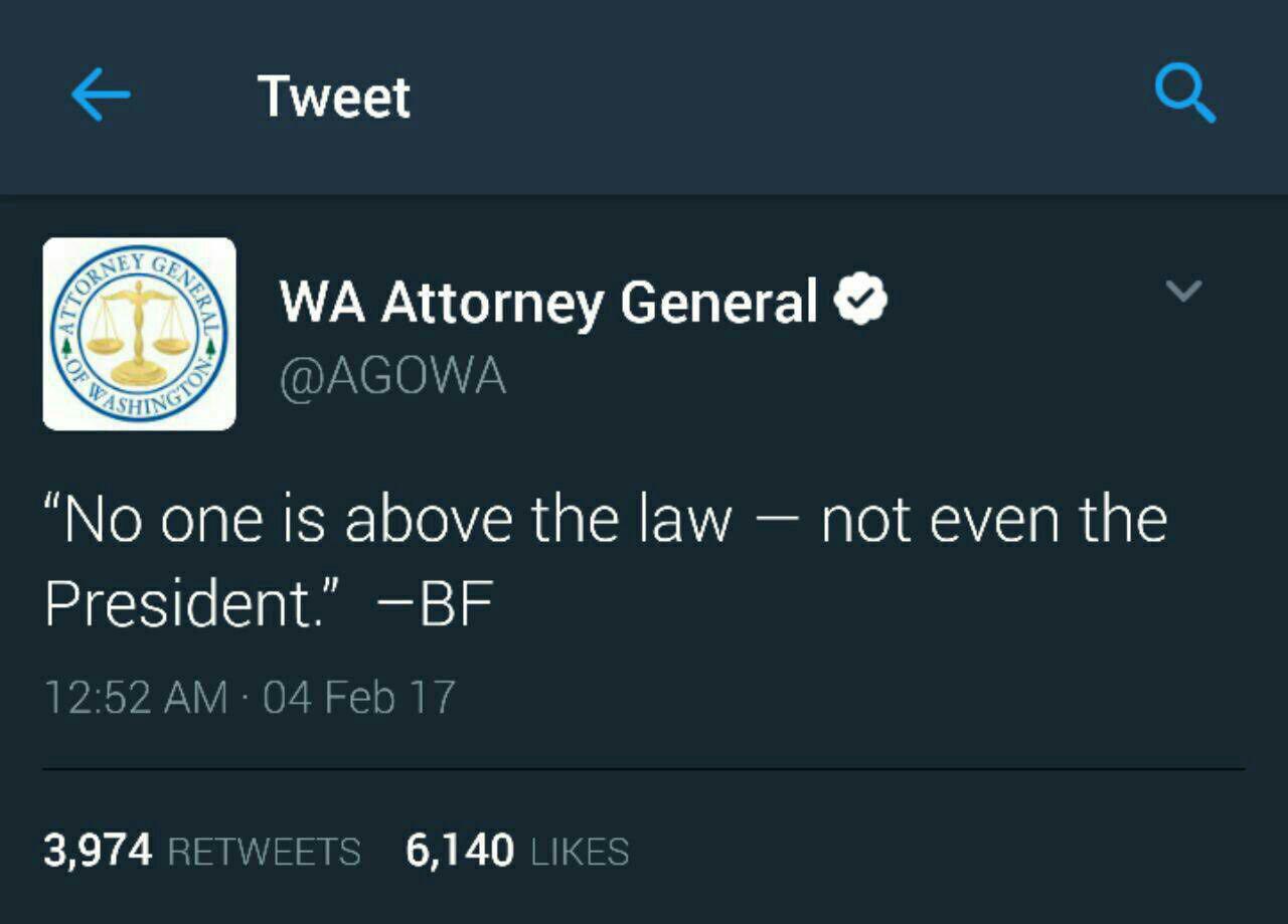 هیچ‌کس بالاتر از قانون نیست؛ حتی رییس‌جمهوری