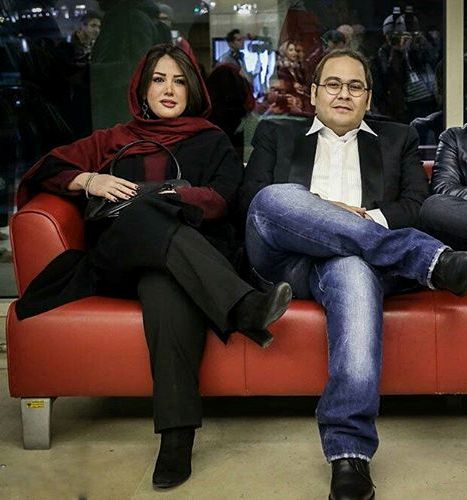 رضا داوودنژاد و همسرش غزل بدیعی در جشنواره فجر