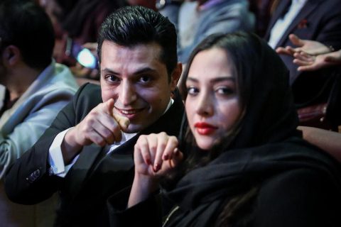 عکس های اشکان خطیبی و همسرش آناهیتا درگاهی در اختتامیه جشنواره فجر