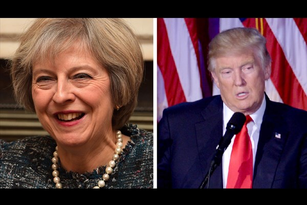 سرآغاز دور جدید بحران‌سازی و نظامی‌گری انگلیس و آمریکا در جهان به دیدار  ترزا می و ترامپ