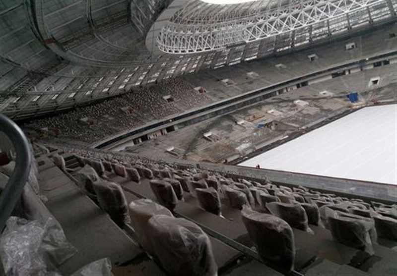 پایان نصب صندلی‌های ورزشگاه فینال جام‌جهانی ۲۰۱۸ روسیه