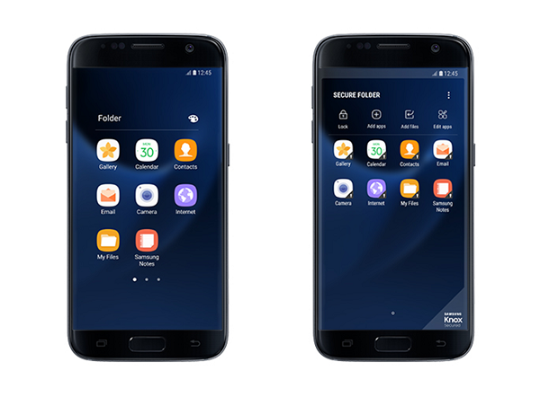اپلیکیشن Secure Folder به صورت رسمی برای گلکسی S7 و S7 Edge عرضه شد