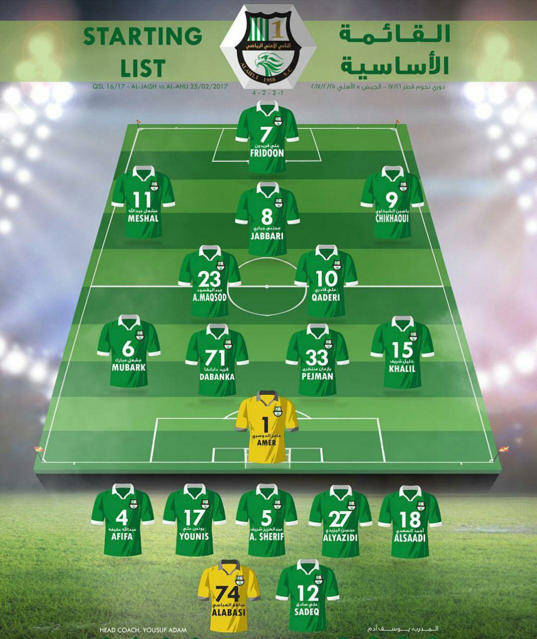 بازگشت جباری به ترکیب الاهلی