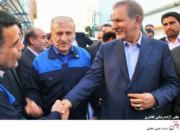 گزارش تصویری بازدید معاون اول رییس جمهور از شرکت پاکسان