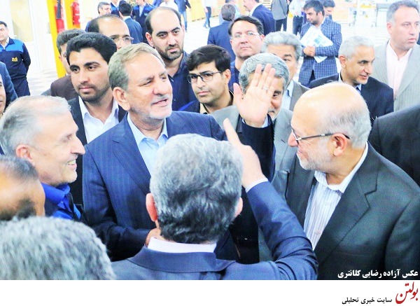 گزارش تصویری بازدید معاون اول رییس جمهور از شرکت پاکسان
