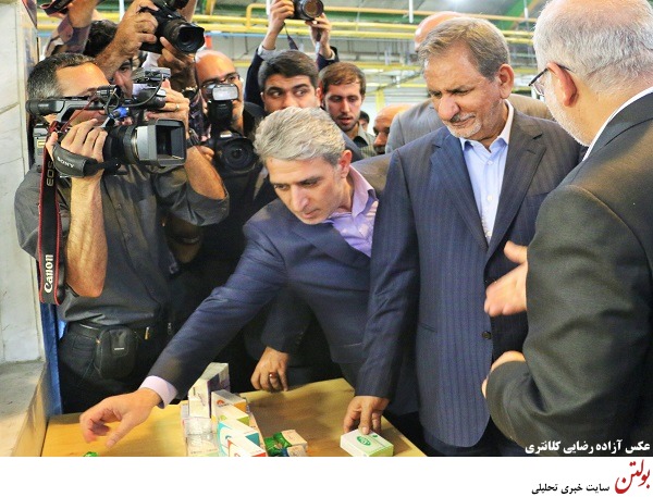 گزارش تصویری بازدید معاون اول رییس جمهور از شرکت پاکسان