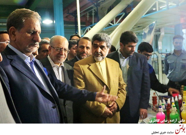 گزارش تصویری بازدید معاون اول رییس جمهور از شرکت پاکسان