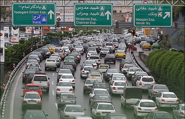 برجها و خودروهای تهران، عامل تشدید گرما برجها و خودروهای تهران، عامل تشدید گرما