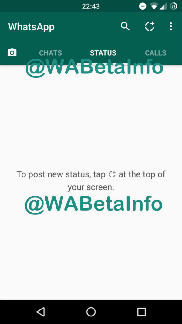 واتس اپ قابلیتی مشابه اسنپ چت به نام Status را تست می کند