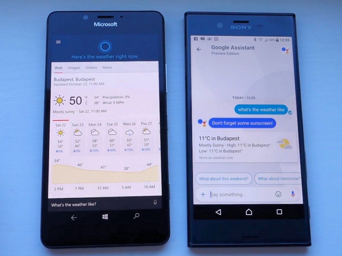 تماشا کنید: کرتانا در برابر Google Assistant تماشا کنید: کرتانا در برابر Google Assistant