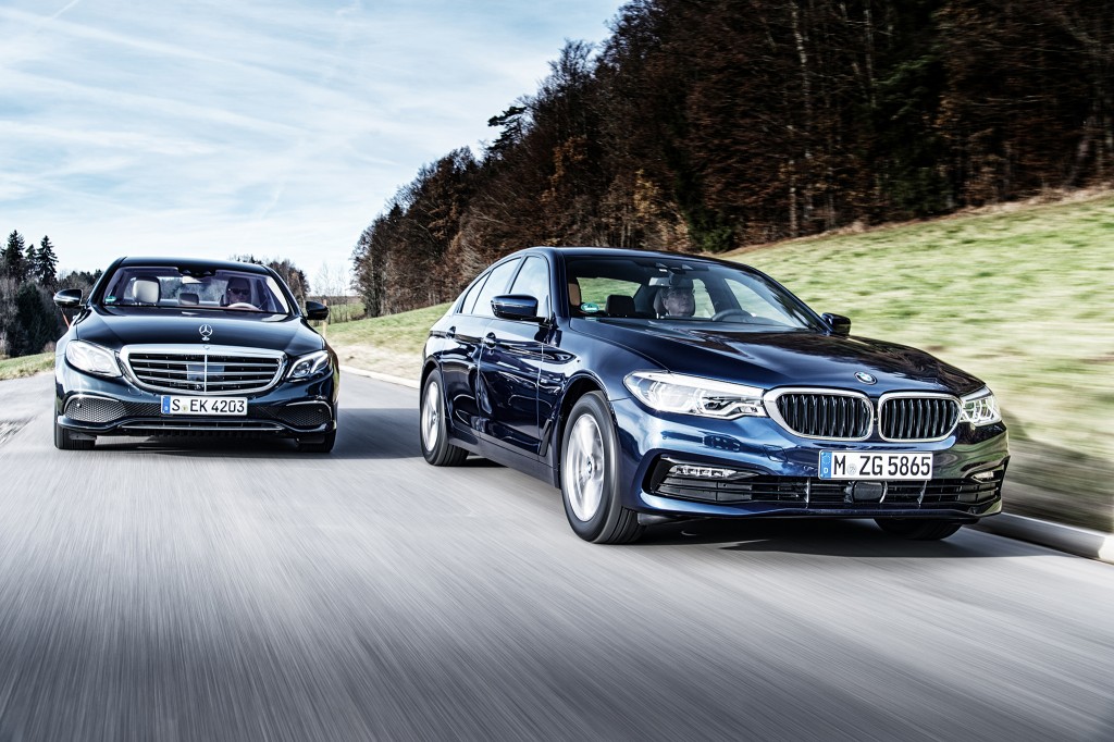 نبرد مدیران آلمانی! مرسدس بنز E350d در برابر ب‌ام‌و 530d