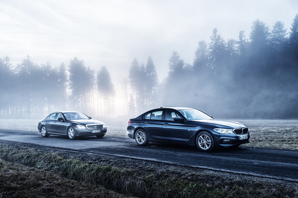 نبرد مدیران آلمانی! مرسدس بنز E350d در برابر ب‌ام‌و 530d