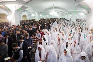 آغاز بیستمین دوره ازدواج دانشجویی با پیام مقام معظم رهبری در مشهد
