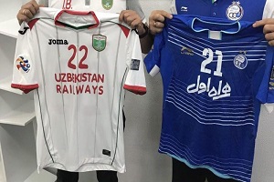 رونمايى از پيراهن استقلال مقابل لوكوموتيو+ عکس