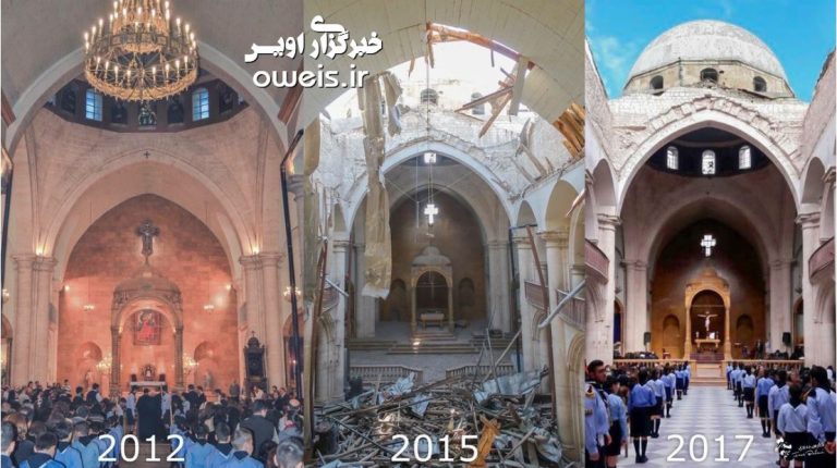 کلیساهای حلب قبل و بعد از تسلط دوستان آمریکا + عکس