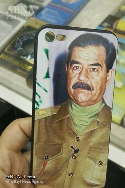 صدام حسین در بازار موبایل عربستان + عکس
