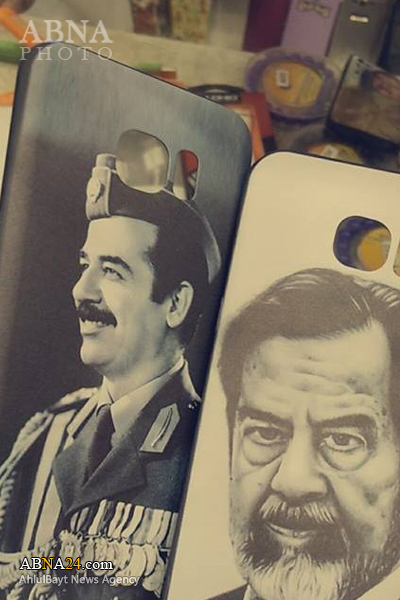 صدام حسین در بازار موبایل عربستان + عکس