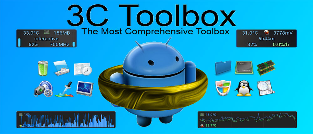 دانلود 3C Toolbox Pro 1.9.2.4 – جامع ترین جعبه ابزار اندروید ! دانلود 3C Toolbox Pro 1.9.2.4 – جامع ترین جعبه ابزار اندروید !