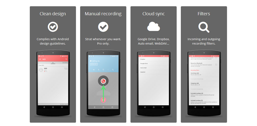 دانلود Call Recorder – ACR 23.3 – برنامه ضبط تماس های تلفنی اندروید دانلود Call Recorder – ACR 23.3 – برنامه ضبط تماس های تلفنی اندروید