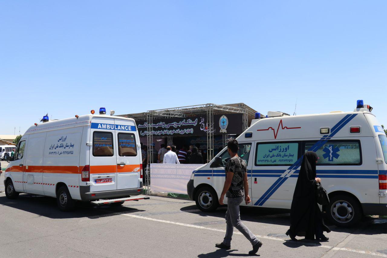 غربالگری زائران در چادر بیمارستان بانک ملی/ 10 درصد مراجعین از فشارخون بالای خود بی اطلاع بودند