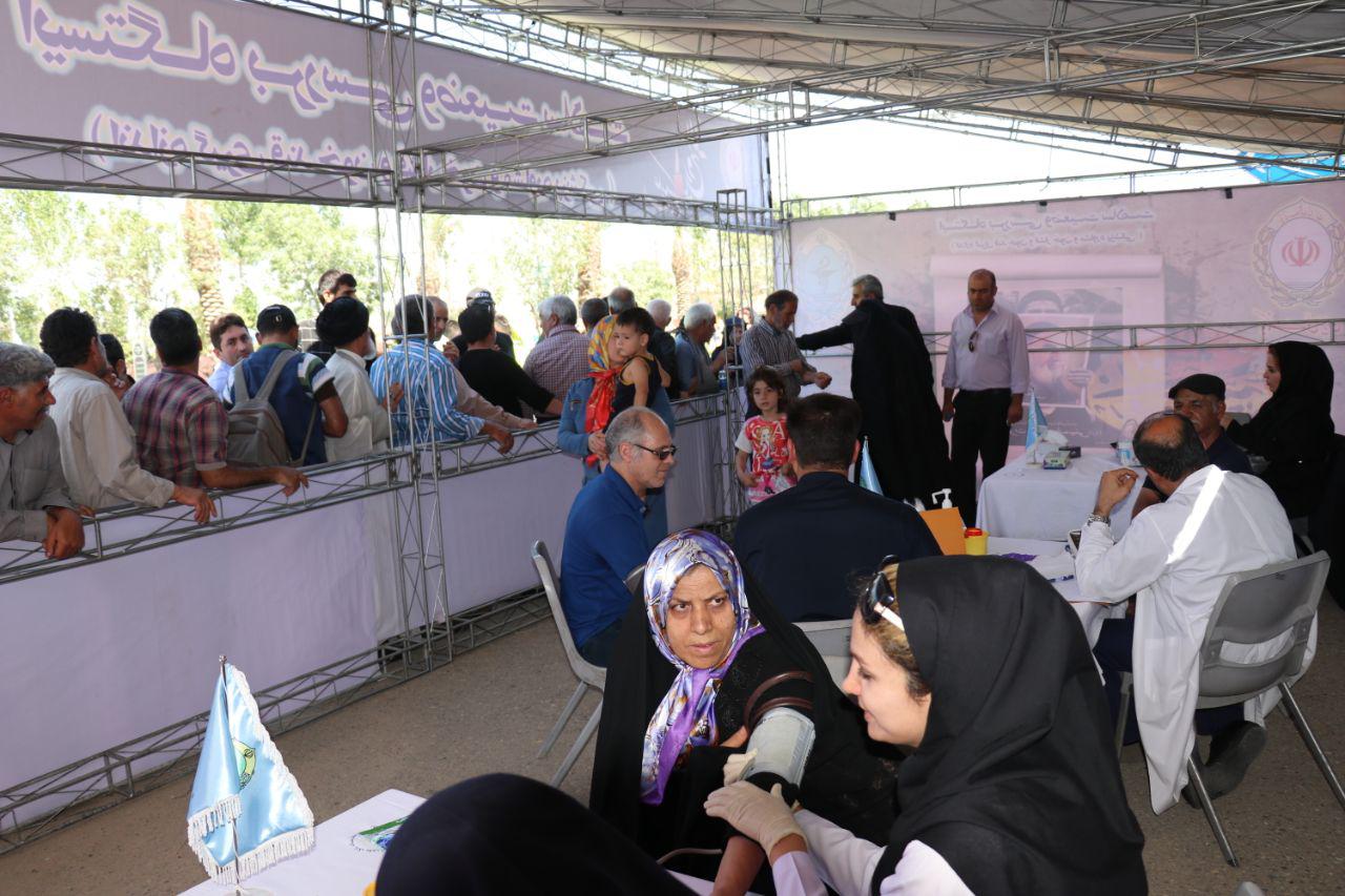غربالگری زائران در چادر بیمارستان بانک ملی/ 10 درصد مراجعین از فشارخون بالای خود بی اطلاع بودند