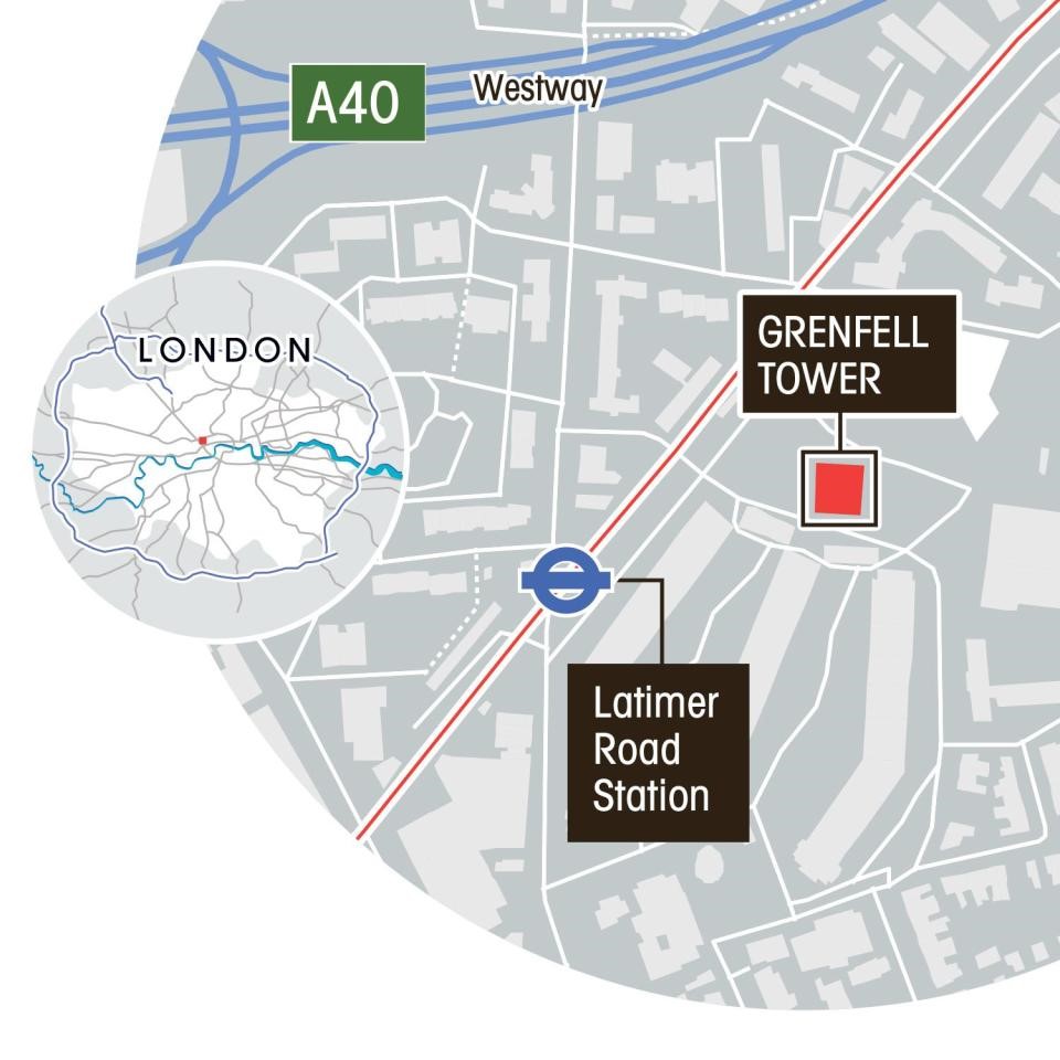نقش گرافیک خبری در پوشش رسانه ای حادثه برج گرانفل لندن