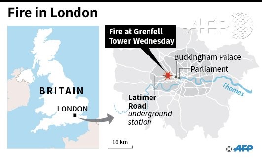 نقش گرافیک خبری در پوشش رسانه ای حادثه برج گرانفل لندن