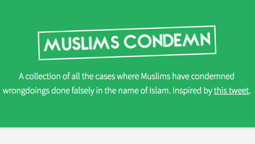 ابتکار یک دانشجوی مسلمان در محکوم کردن رویدادهای تروریستی