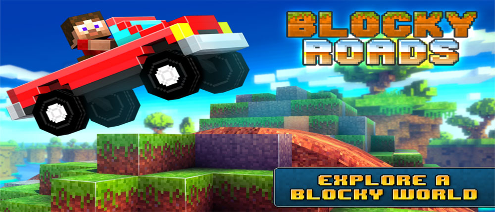 دانلود Blocky Roads 1.3.1 – بازی جاده های پیکسلی اندروید + مود + دیتا