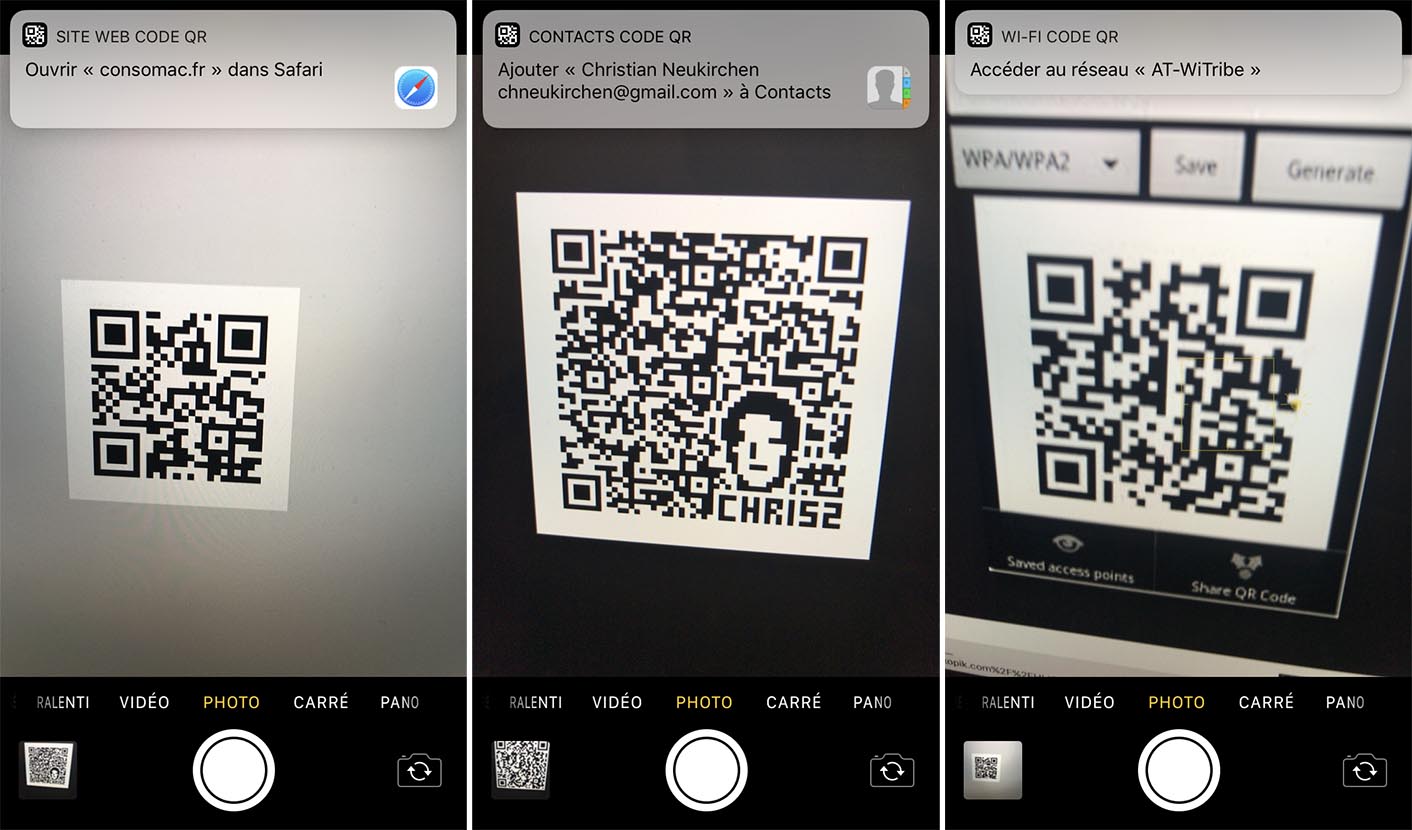برنامه دوربین iOS 11 بارکد‌های QR را خودکار اسکن می‌کند