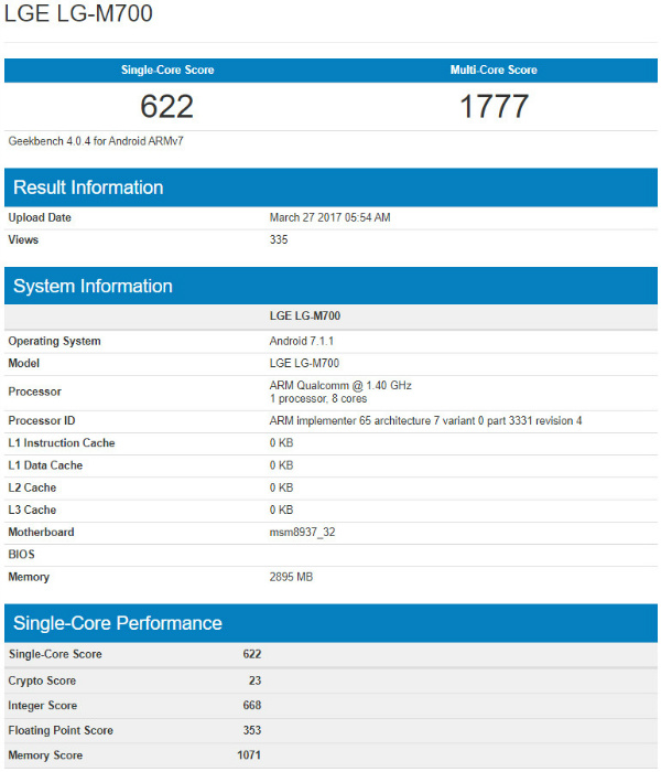 موبایل ال جی Q6 در راه است