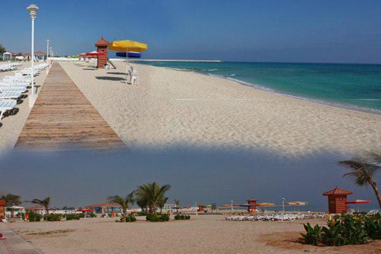 هجوم گردشگران به سواحل بندرعباس + عکس