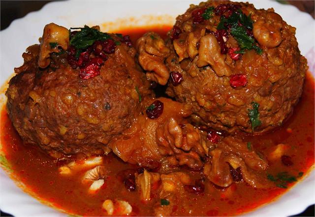 طرز تهیه خوراک ماهیچه و کوفته (کُردی)