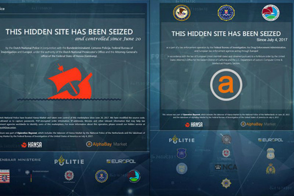 نیروهای پلیس بین المللی عامل تعطیلی فروشگاه AlphaBay