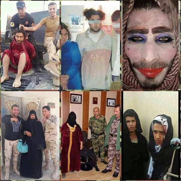 داعشی‌ها که یک شبه زن شدند + عکس
