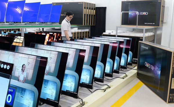 تاسیسات جدید تولید پنل های OLED ال جی