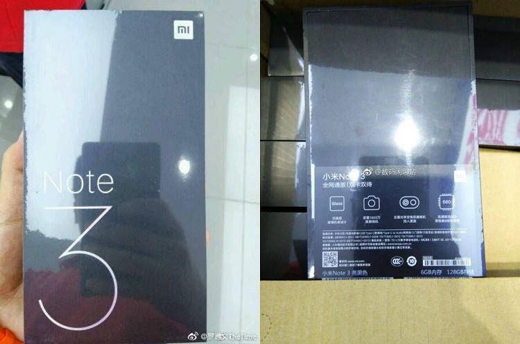گوشی Mi Note 3 شیائومی به اسنپ‌دراگون 660 مجهز می‌شود