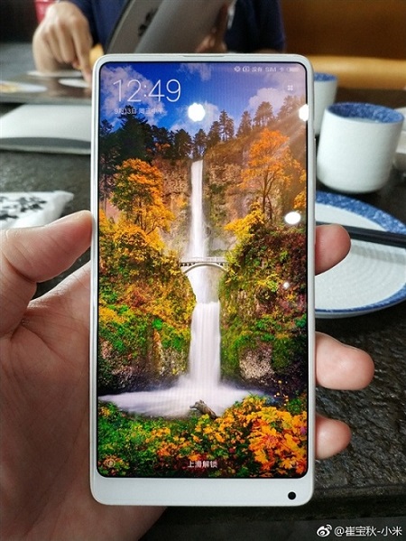 تصاویر زنده Mi MIX 2 شیائومی به رنگ سفید