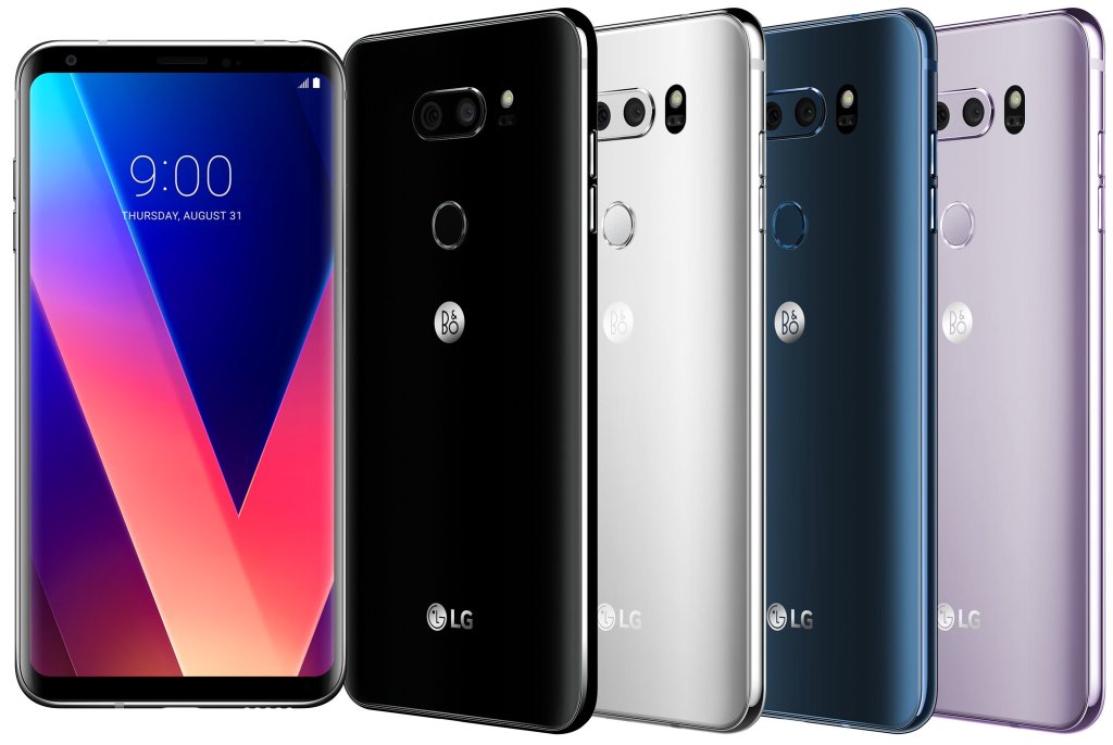افشای تصویری تازه از موبایل ال جی V30 در چهار رنگ