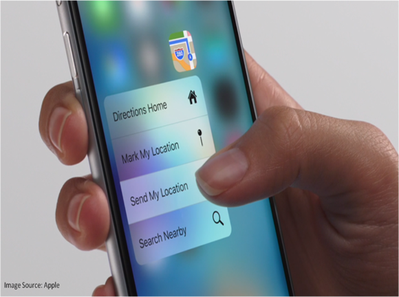 قابلیت 3D Touch در بروزرسانی بعدی