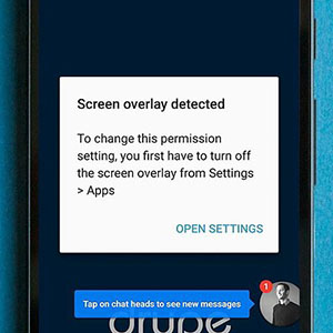 چگونه خطای Screen overlay detected را برطرف کنیم؟