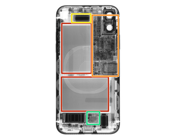 کالبدشکافی آیفون 10 از باتری عجیب آن خبر می دهد