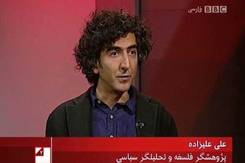 علی علیزاده اعضای تلویزیون بی‌بی‌سی فارسی را به چالش طلبید